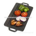 cast iron enamel camping griddle grill pan